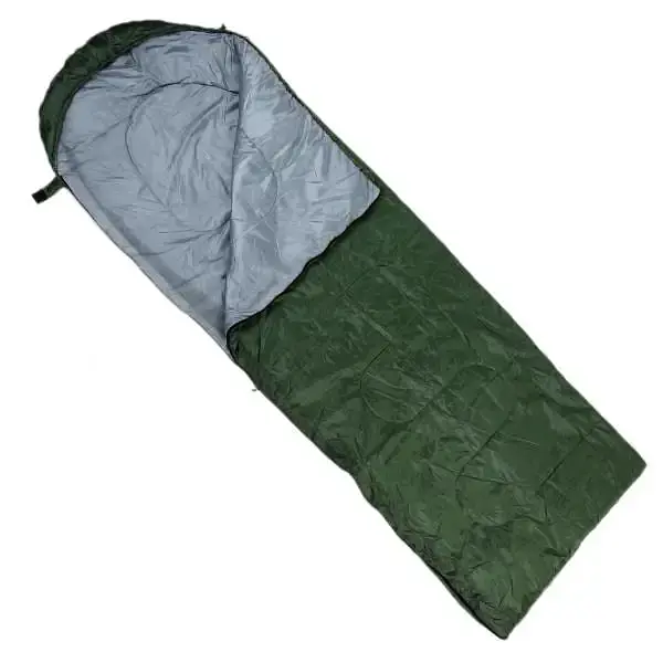 Спальный мешок Lugi с капюшоном хаки LU008 - фото 2