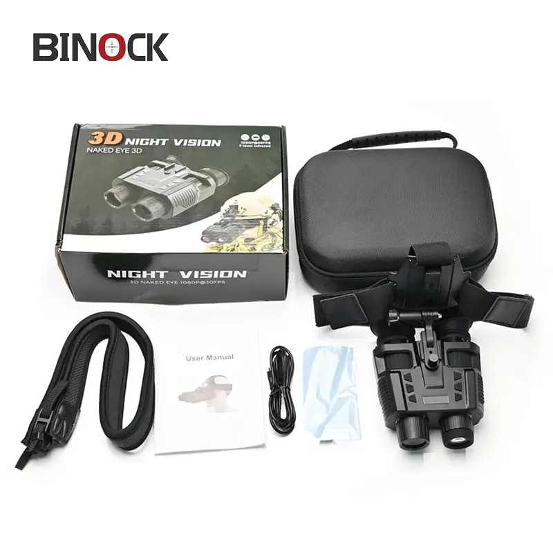 Бінокулярний прилад нічного бачення з кріпленням на голову Binock NV8000 3D Gen2 з відео та фото (до 400м) - фото 7