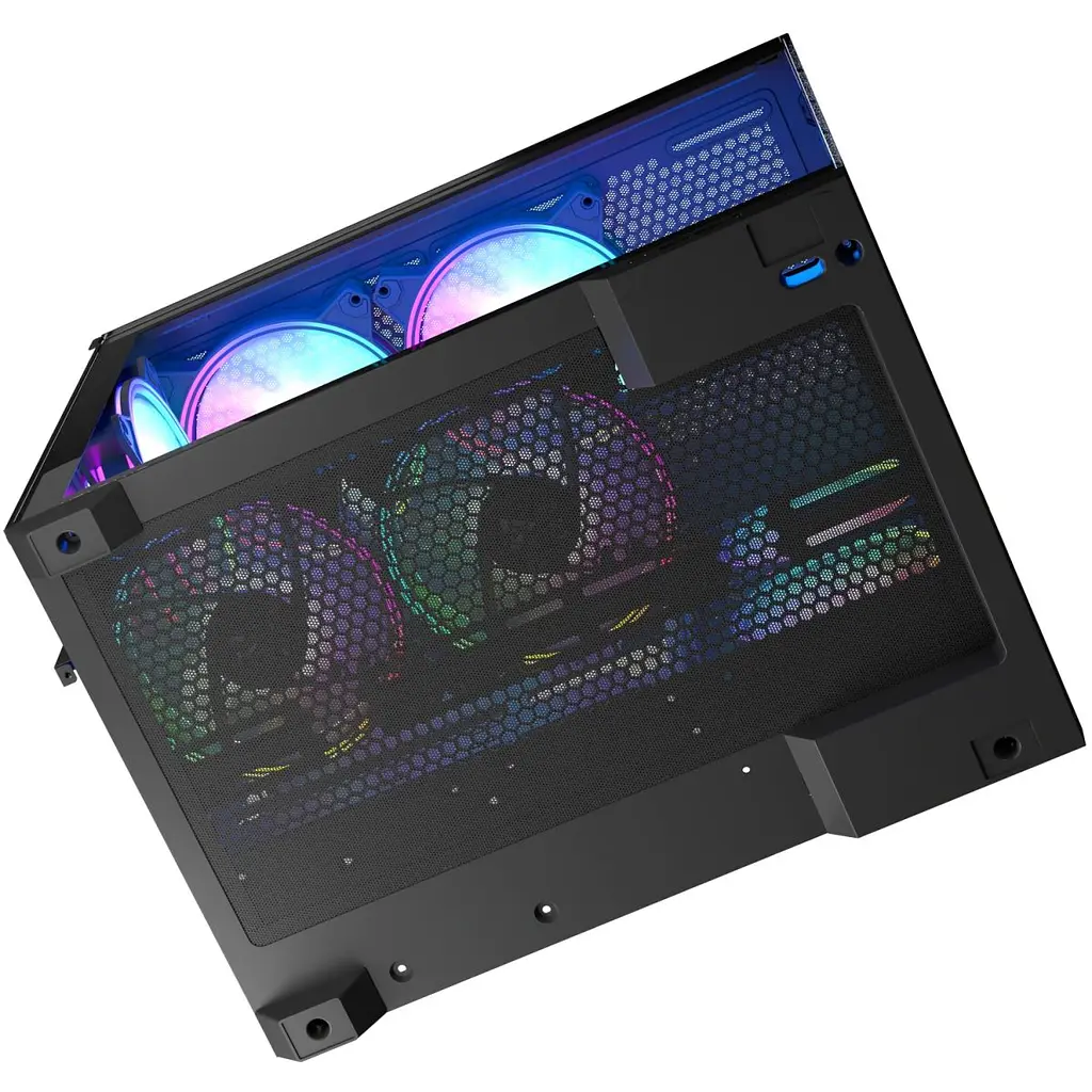 Корпус Modecom VOLCANO PANORAMA APEX ARGB 7F MIDI GREY без БЖ ATX (AT-PANORAMA-7F-ARGB-10-00) - фото 8