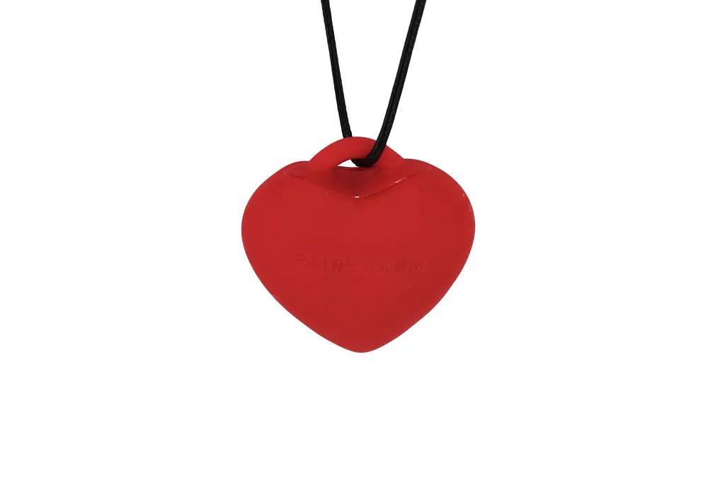 Вибратор для клитора FairyGasm PleasureStone 5.5 см красный - фото 2