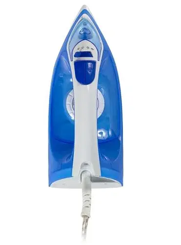 Праска Holmer HIC-2425, White/Blue, 2400W, кераміка, паровий удар 120 г/хв, постійна подача пари 30 г/хв, ємність для води 250 мл, вертикальне відпарювання - фото 4