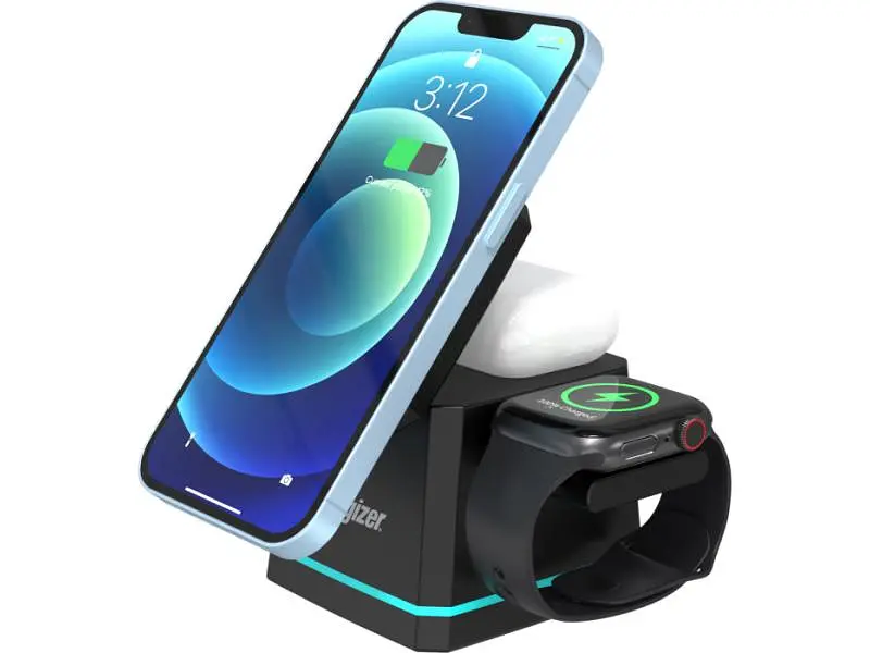 Бездротовий зарядний пристрій Energizer 3-in-1 Magnetic Wireless Charging Dock (WCP307) - фото 3