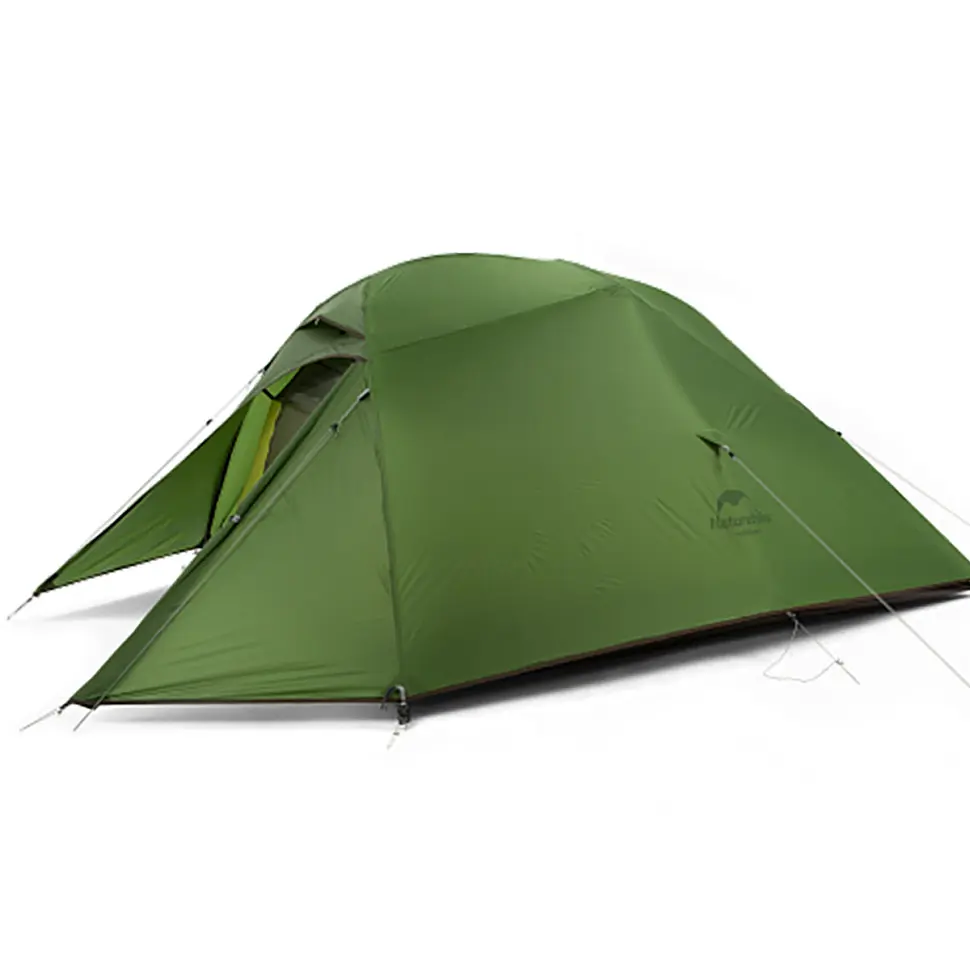 Намет Naturehike Cloud Up 1 Updated NH18T010-T надлегкий одномісний з футпринтом 20D темно-зелений - фото 2