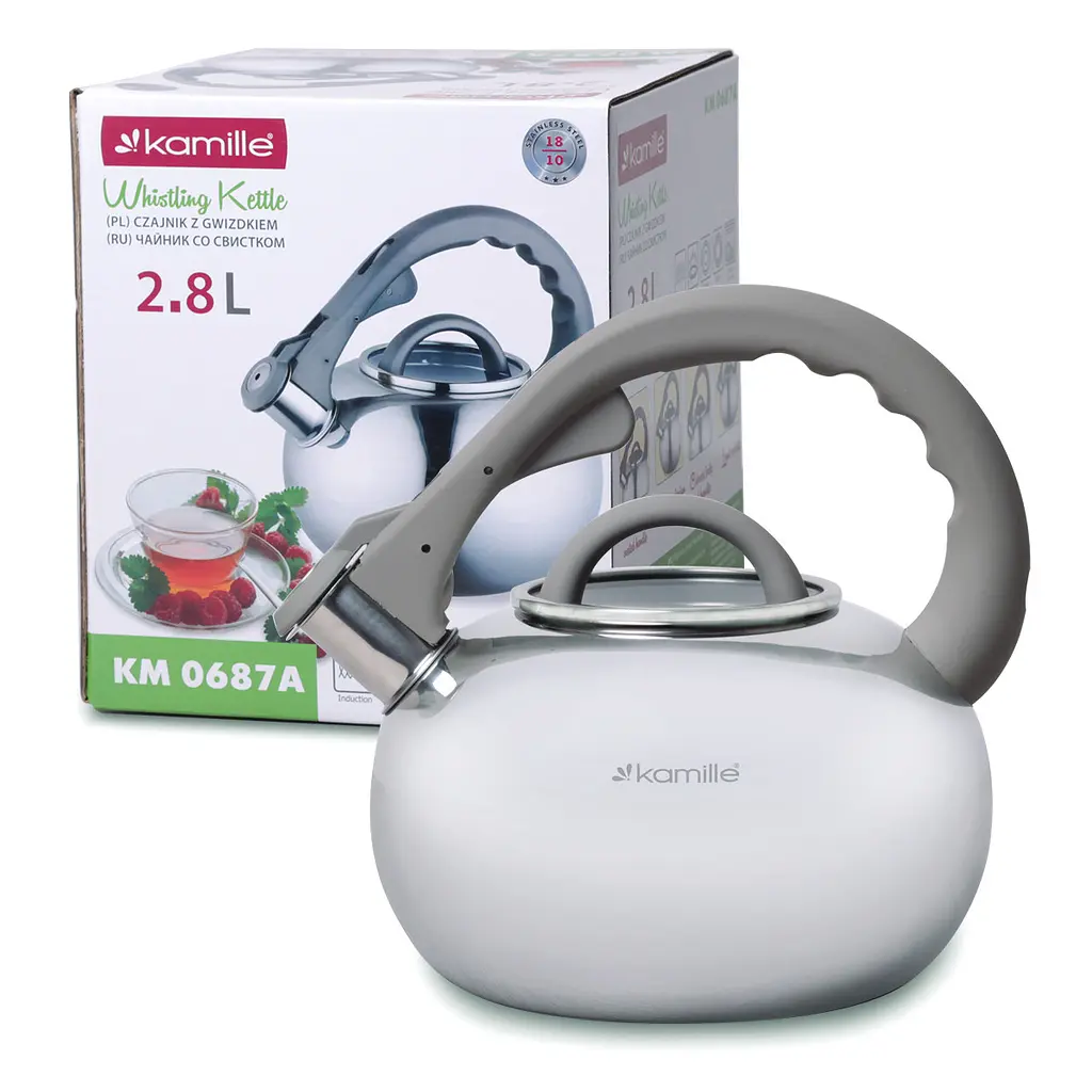 Чайник зі свистком Kamille KM-0687А 2.8 л - фото 8