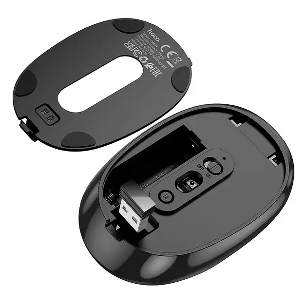Бездротова миша Hoco GM34 Nuevo Dual-Mode Business Wireless Mouse Black - фото 2