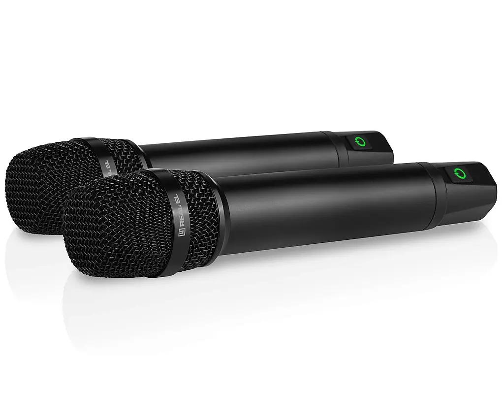 Мікрофони бездротові REAL-EL KM850 Wireless 3,5/6, 35 мм jack - фото 4