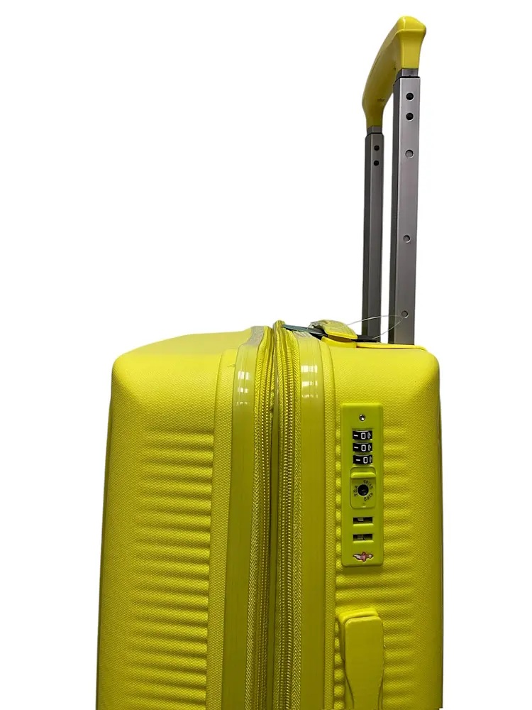 Валіза мала ручна поклажа Milano bag 050 поліпропілен S Жовтий - фото 4