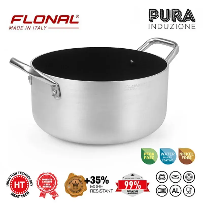 Каструля Flonal Pura Induction Professional 7,9 л (GPRC22870) (DAS303708) - фото 2