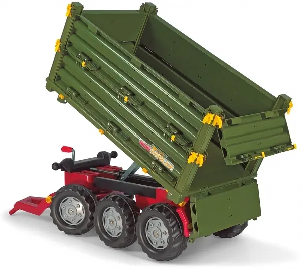 Прицеп на 6 колесах Rolly Toys rollyMulti Trailer, зеленый (125012) - фото 2