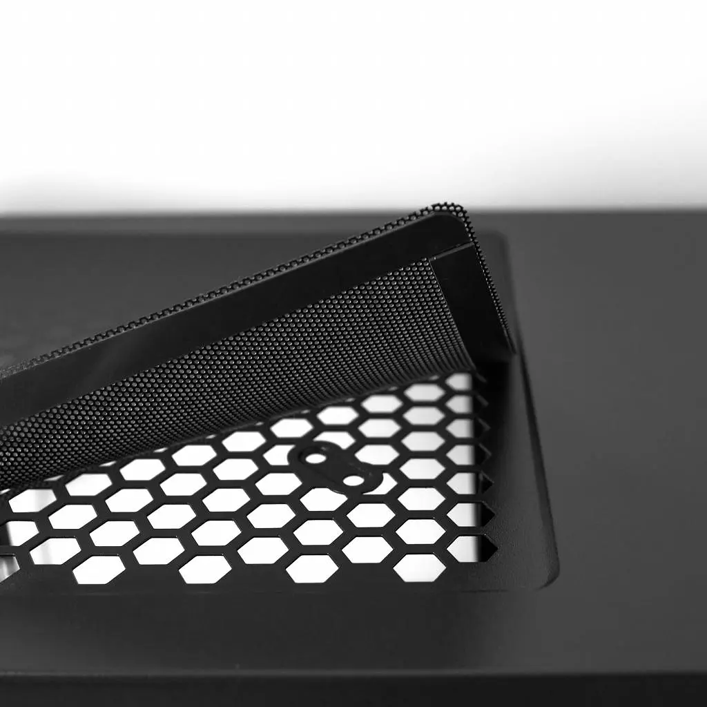 Корпус Chieftec MESH PRO CUBE CI-02B-OP, без БЖ, 2xUSB3.0, mATX, Black - фото 7