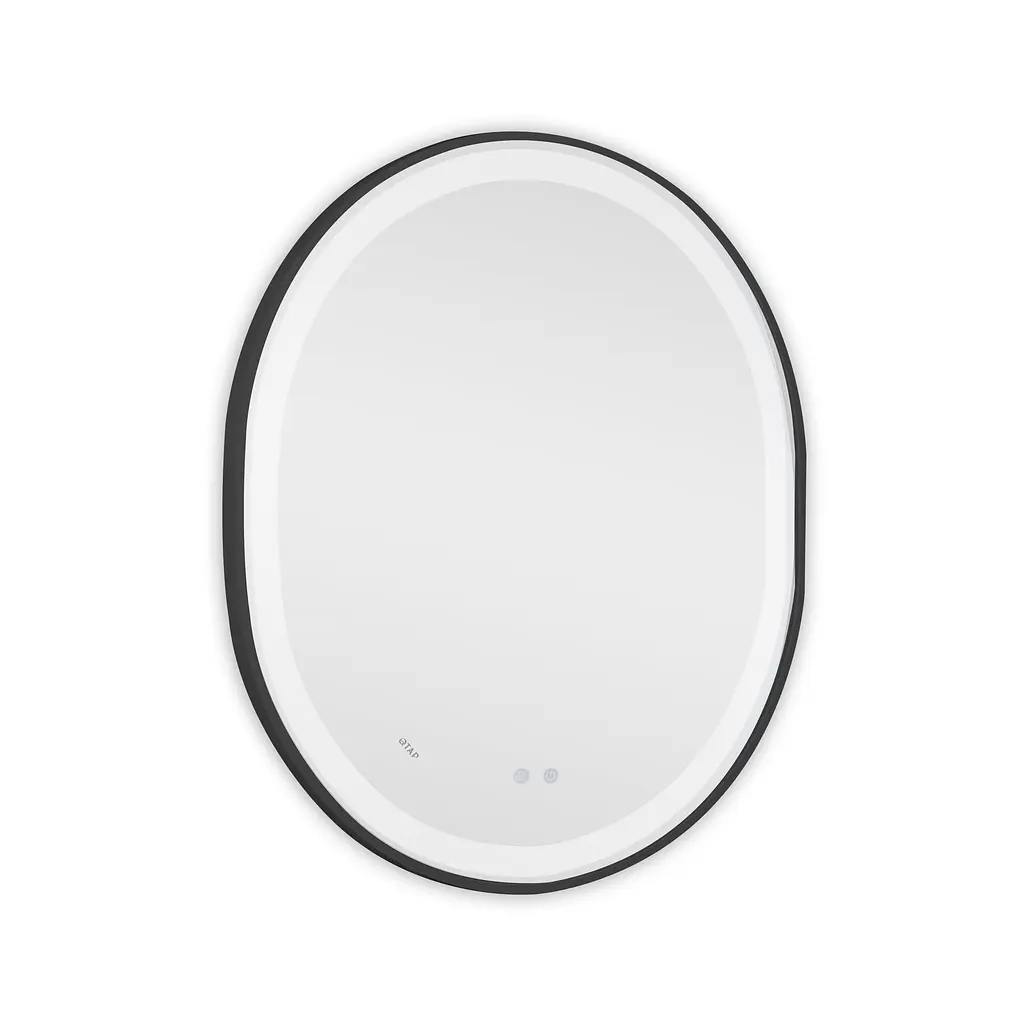 Дзеркало Qtap Gemini 800x700 з LED-підсвічуванням Touch, з антизапотіванням, з димером температури кольору (3000-6500K) Reverse QT2578R8072B - фото 7