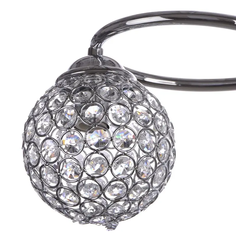 Люстра Brille потолочная молекула E14 40W CH (BR-01383S/5) - фото 4