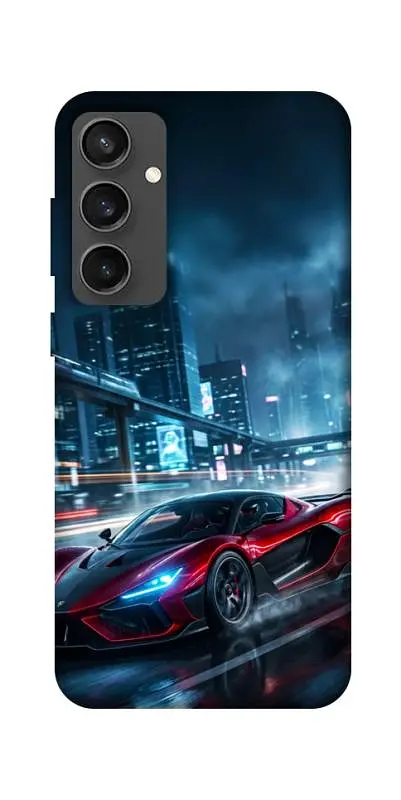 TPU чохол Demsky Red sport car для Samsung Galaxy S24 FE