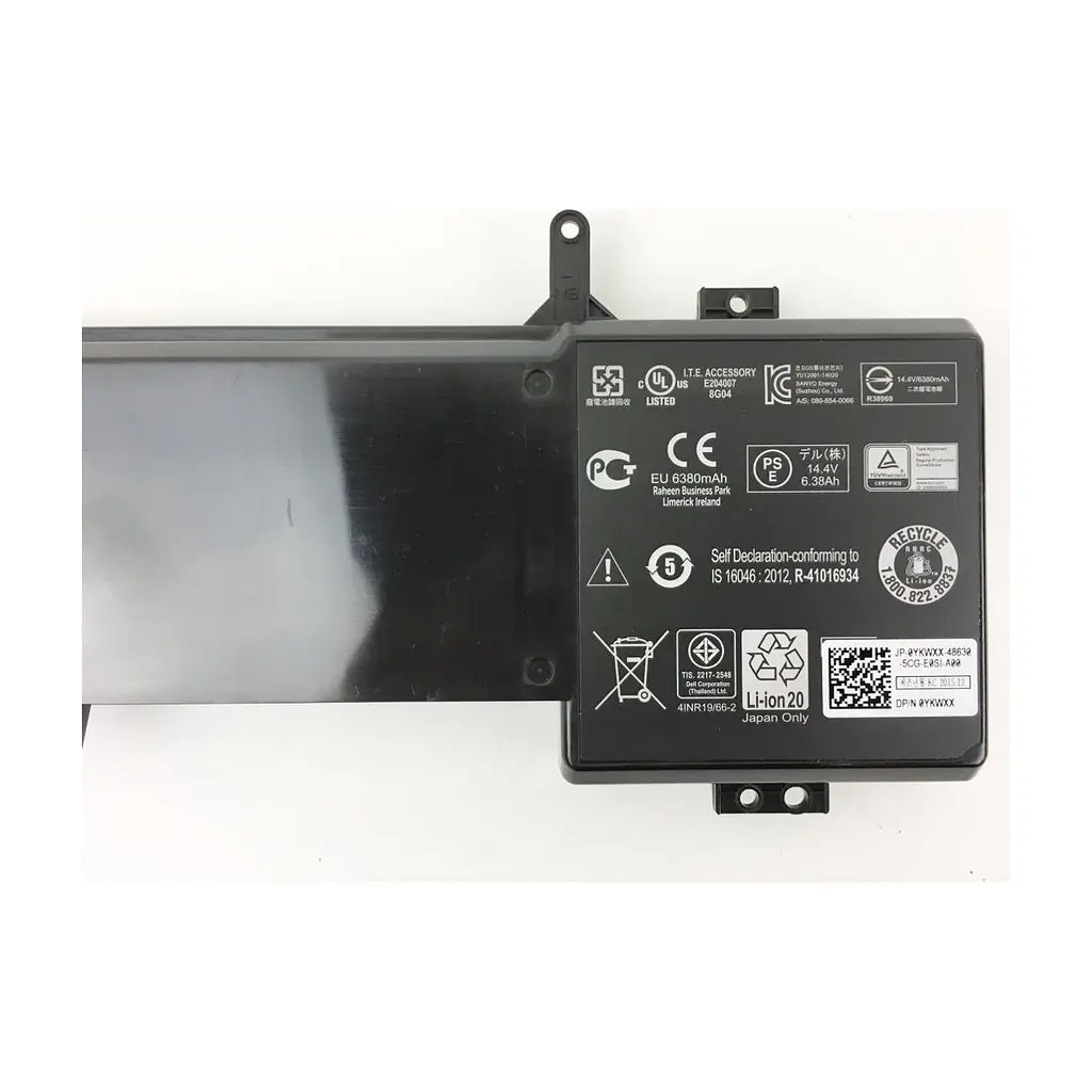 Акумулятор до ноутбука Dell Alienware 17 R3 6JHDV, 92Wh (6380mAh), 8cell, 14.8V, Li-ion (A47439) - фото 2