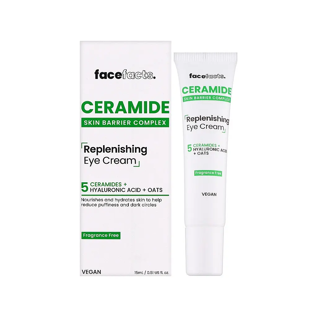 Крем для шкіри навколо очей Face Facts Ceramide Replenishing Eye Cream Відновлювальний з керамідами 15 мл (5031413928600) - фото 2