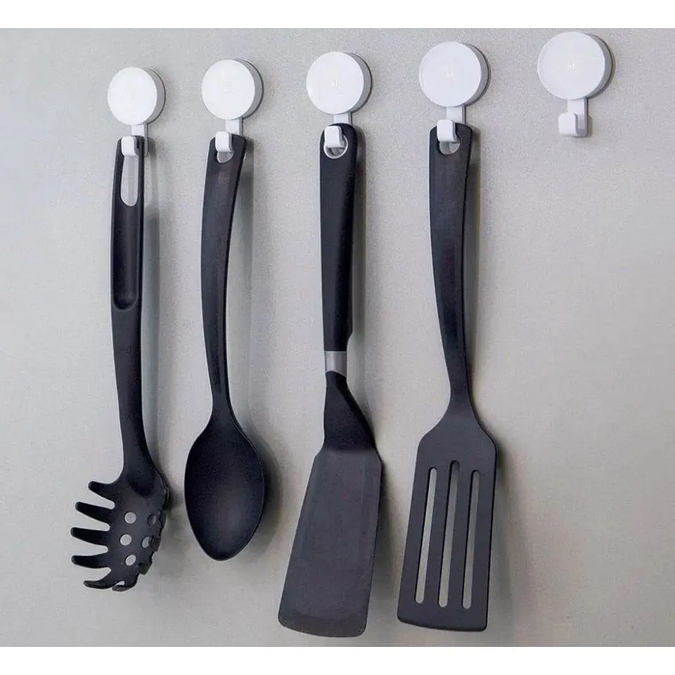 Набір настінних гачків Happy Life Small Hook 6 шт White [26035] - фото 2