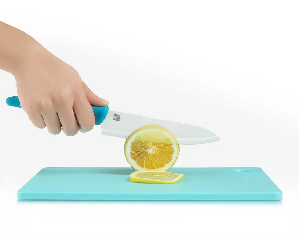 Набор ножей с доской Xiaomi Huo Hou Hot Ceramic Knife + Chopping Board Set (HU0020) [43582] - фото 2