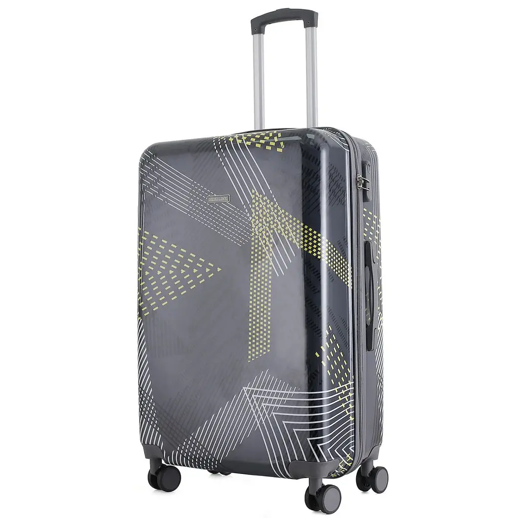 Валіза Semi Line 28" (S) Black Pattern (T5651-3)