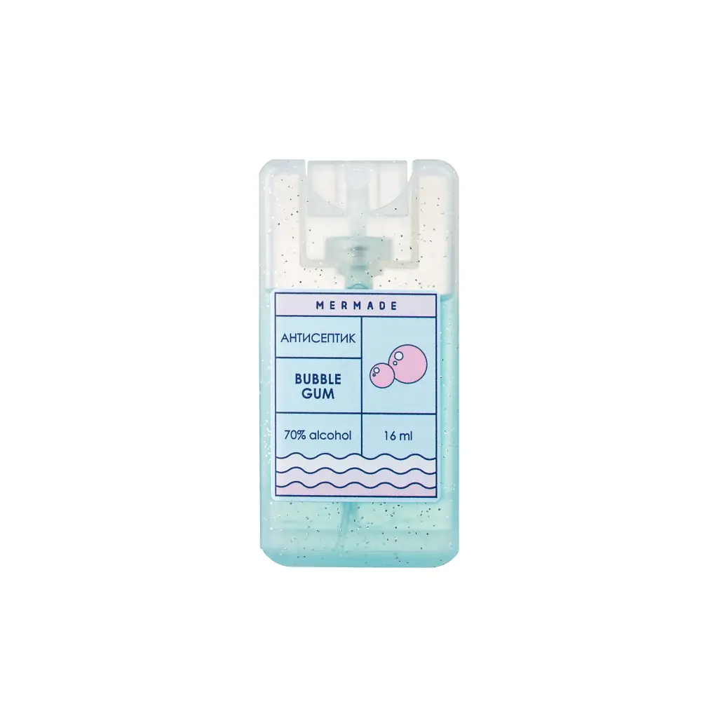 Антисептик для рук Mermade Bubble Gum 16 мл (4820241300341)