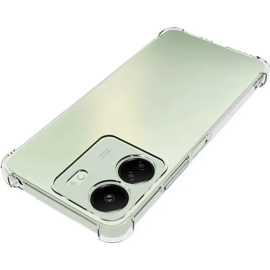Чехол GETMAN Full Camera Case для Xiaomi Redmi 13C / Poco C65 Transparent [117303] - фото 4