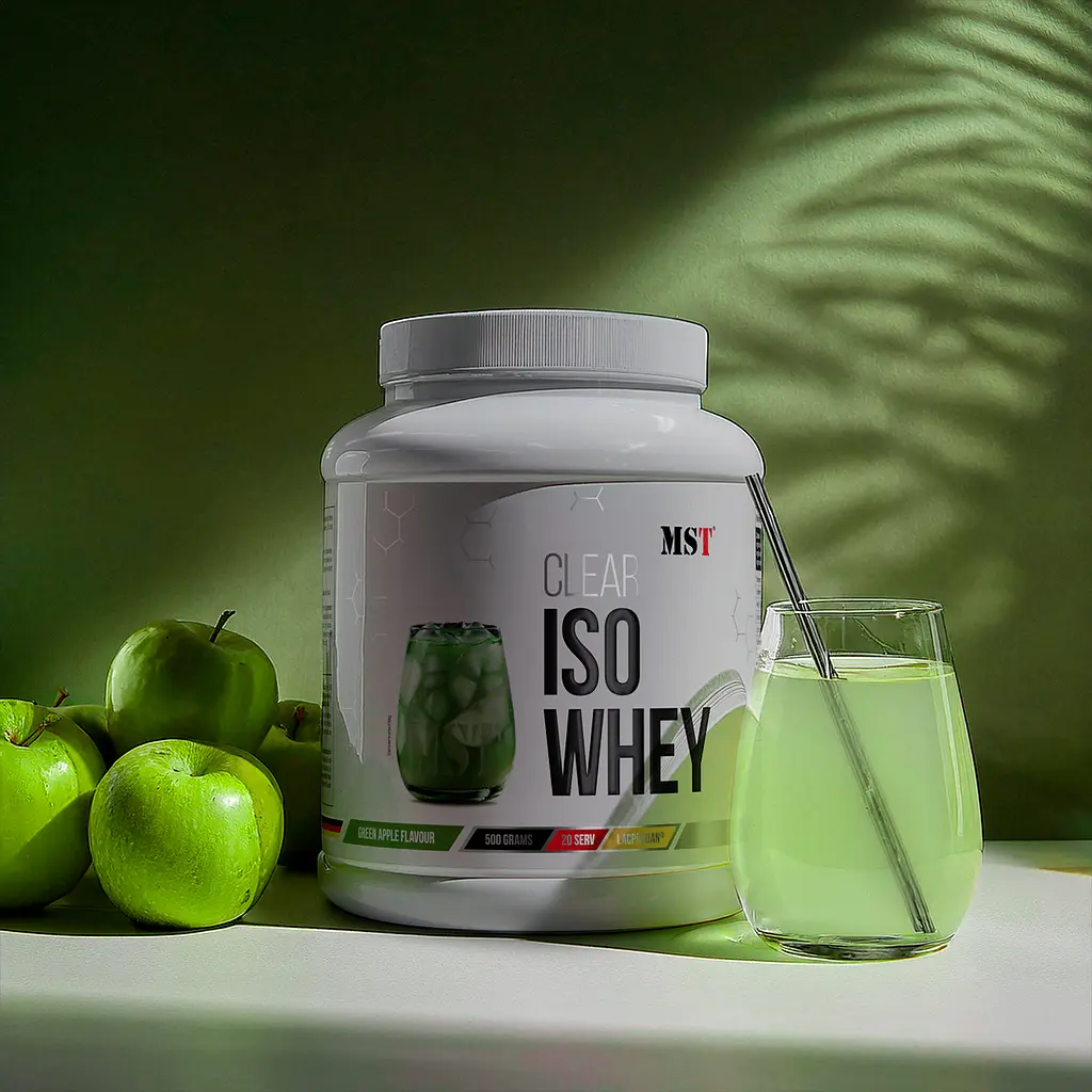 Протеин MST Clear Iso Whey Зеленое яблоко 500 г - фото 2