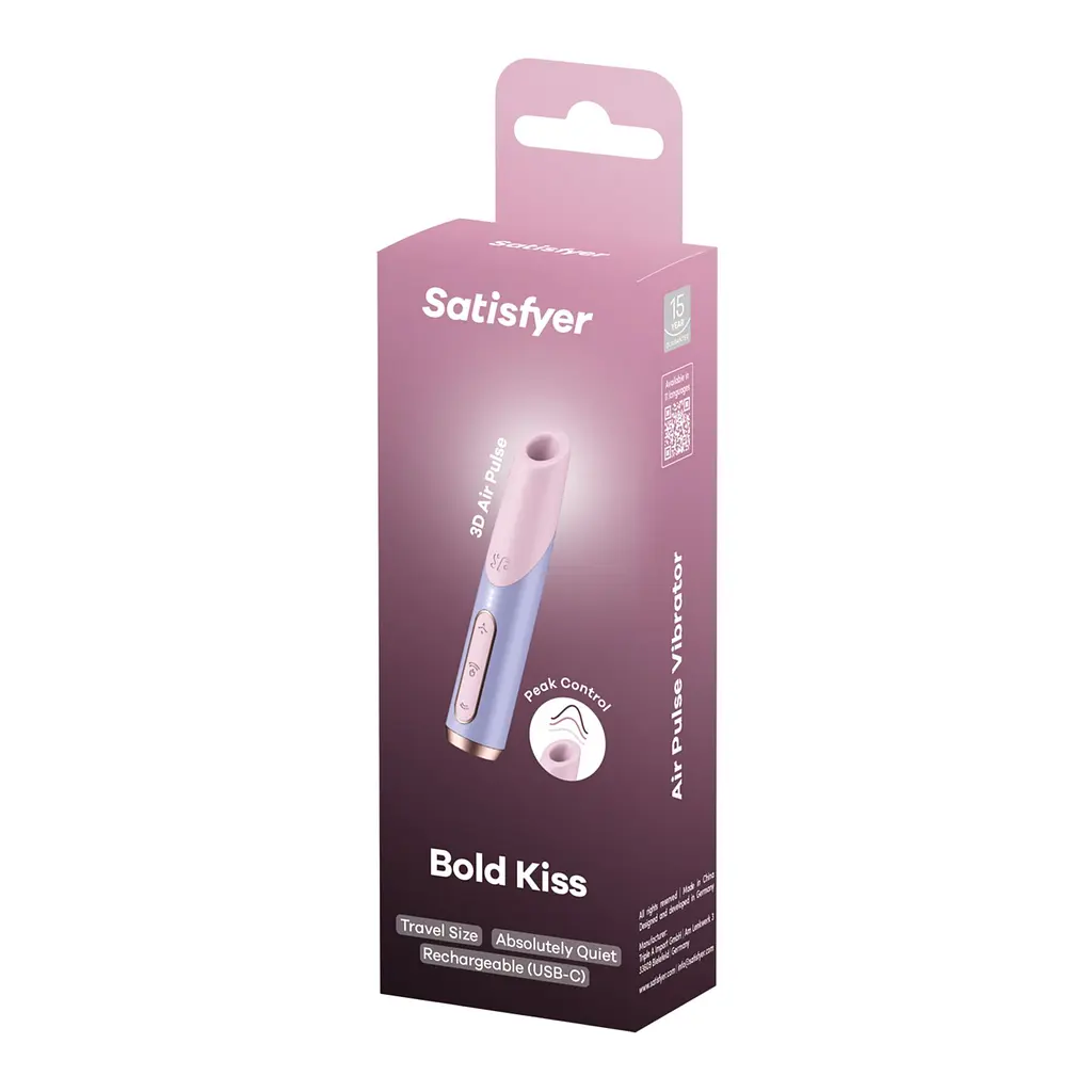 Вакуумный стимулятор Satisfyer Bold Kiss Violet, магнитная технология 3D Air Pulse Satisfyer IG078533; SX2165 100857 - фото 3