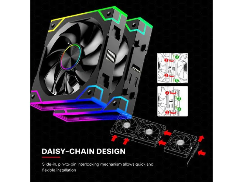 Вентилятор Xilence GAMING XPF360.ARGB PWM (XF072) - фото 8