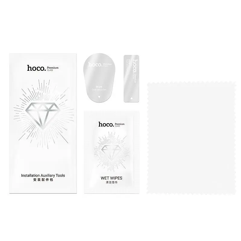 Захисне скло HOCO для iPhone 16 Pro Corning original screen large arc edge tempered glass (A35) - фото 2