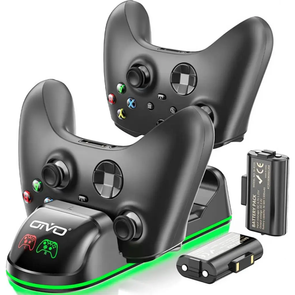 Зарядна станція Oivo IV-X131 Dual Charging Dock + 2 АКБ 1300mAh для Xbox Сontrollers One/Series [128694] - фото 3