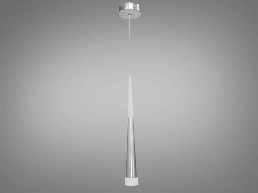 Стельова люстра LED Diasha 3002/1SV, 5W, регульована висота 50-115 см, сучасний стиль, для коридору, вітальні, кухні, офісу - фото 3