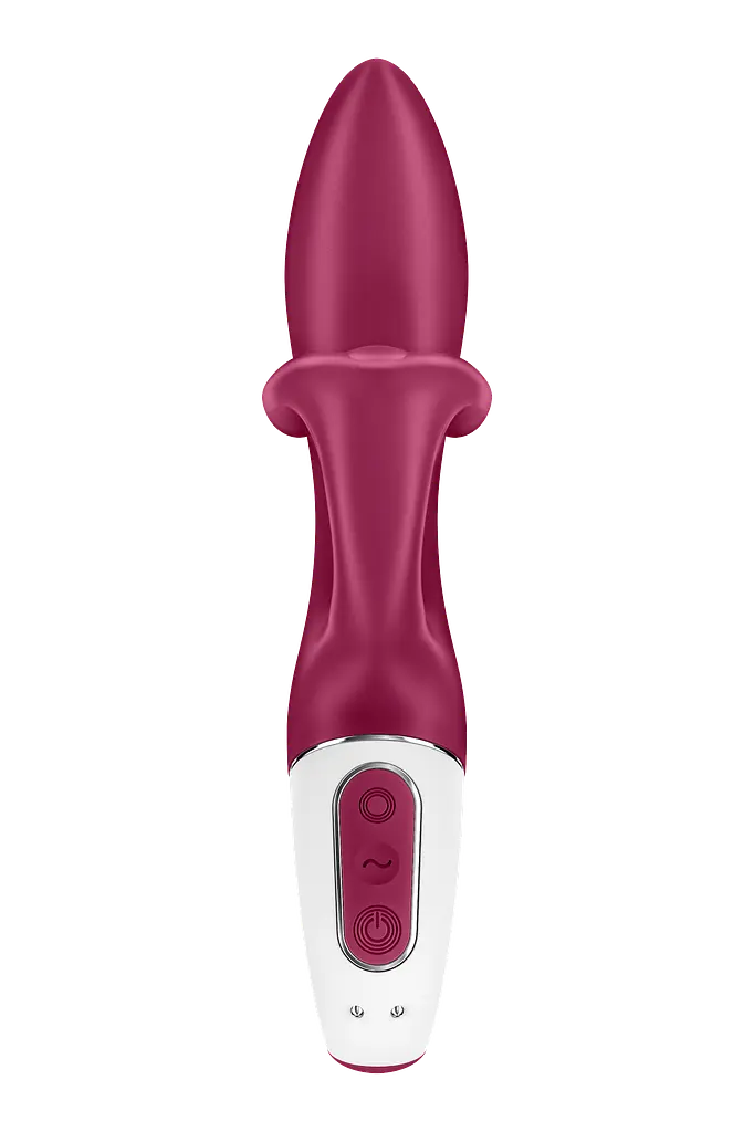 Вібратор-кролик Satisfyer Embrace me, 21.6х4.6 см бордо - фото 6