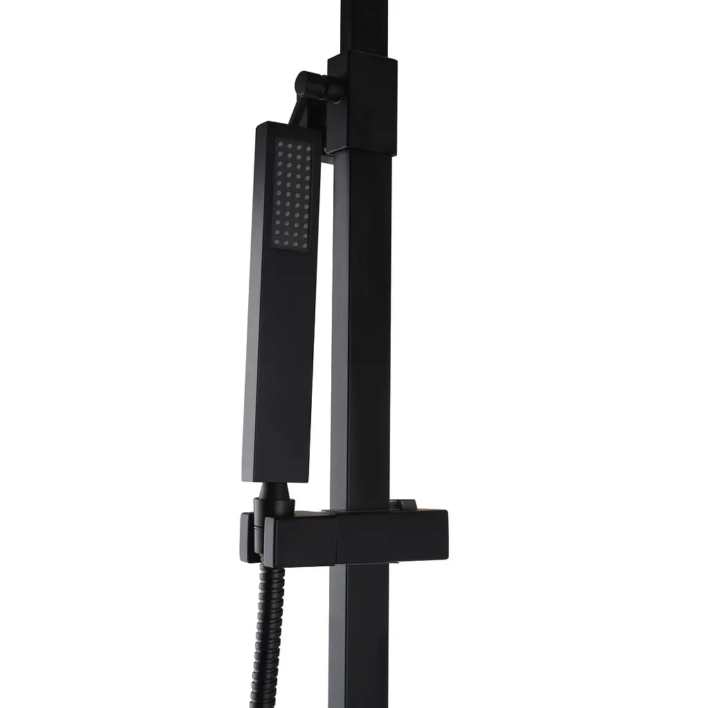 Душевая система TOPAZ LEXI TL 21122-H57-BL черная матовая для ванной комнаты с поворотным изливом - фото 3