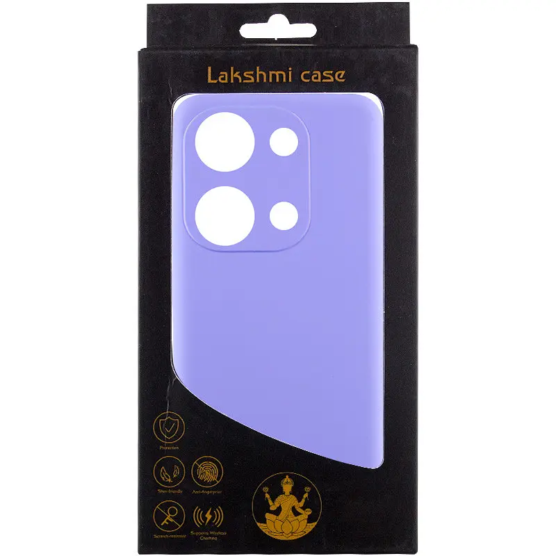 Чехол Silicone Cover Lakshmi Full Camera (AAA) для Xiaomi Redmi Note 13 Pro 4G / Poco M6 Pro 4G Сиреневый / Dasheen - фото 3
