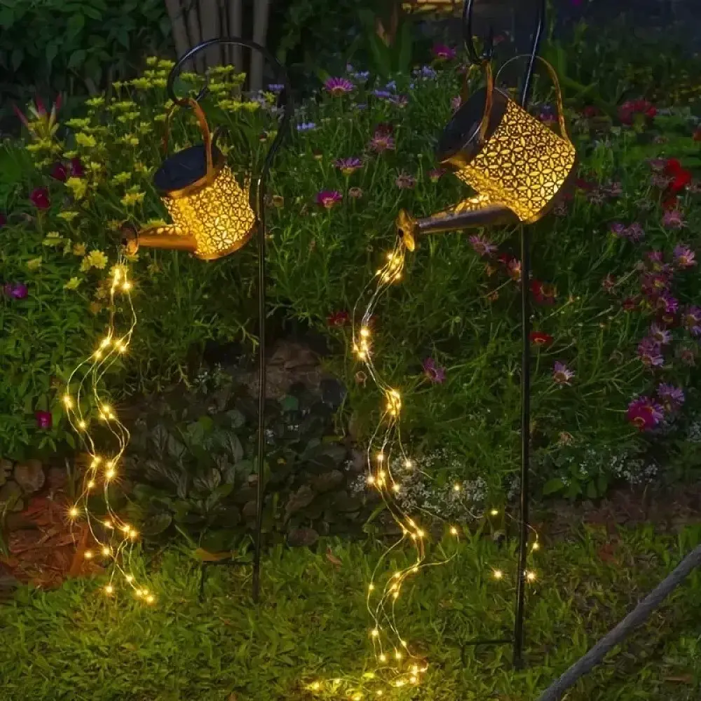 Сонячна лампа у вигляді лійки XXL з датчиком сутінків, Lumiled Rosa - фото 4