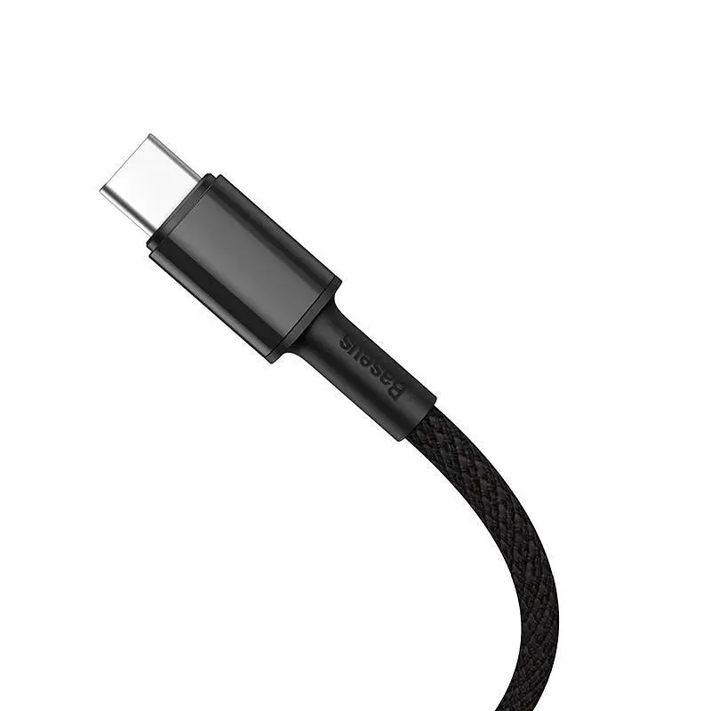 Кабель Baseus High Density Braided Cable Type-C to Type-C 100W 1m CATGD-01 Black - фото 2