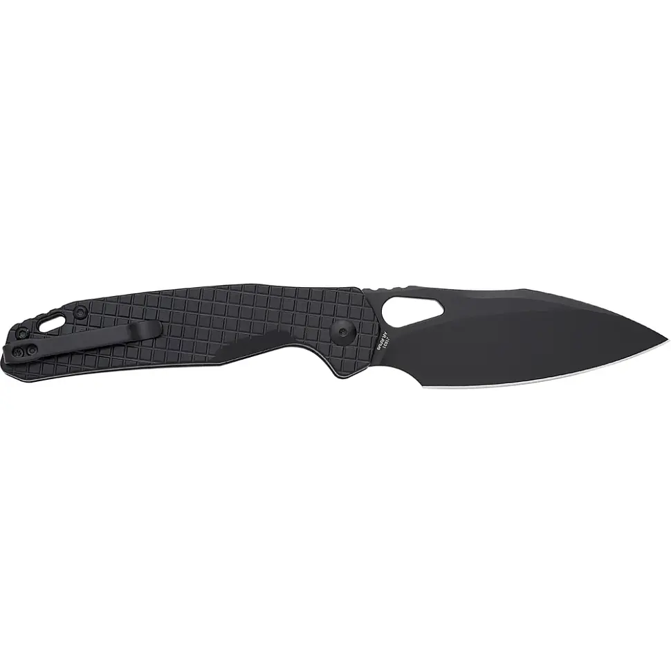 Ніж CJRB Frack Чорний Blade, AR-RPM9, Steel handle Frag pattern - фото 2