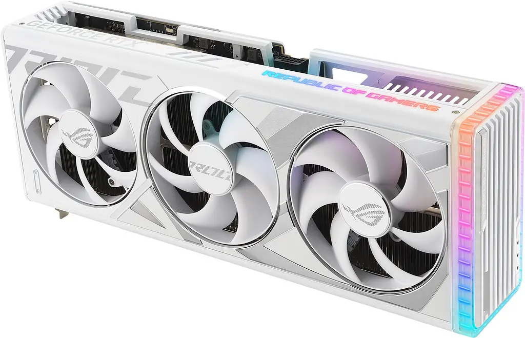 Видеокарта ASUS RTX 4080 16GB ROG Strix Gaming OC White (ROG-STRIX-RTX4080-O16G-WHITE) (GDDR6X, 256 bit, PCI-E v4.0 x16) Б/у - фото 3