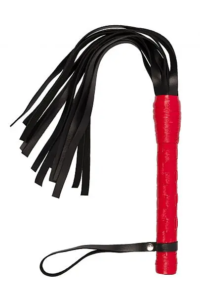 Флогер VIP Leather Flogger Red - фото 2