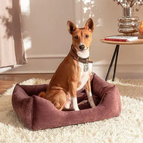 Лежак Pet Fashion «Denver» для собак, 78х60х20 см, ягода - фото 2