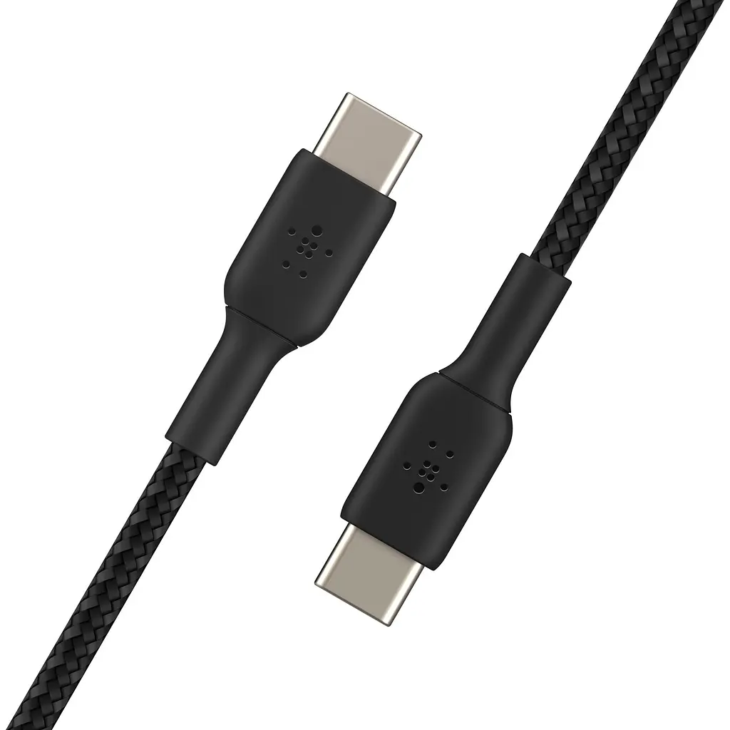 Кабель Belkin Boost Up Charge Braided USB-C to USB-C 1m Black (CAB004BT1MBK) [158880] - фото 5