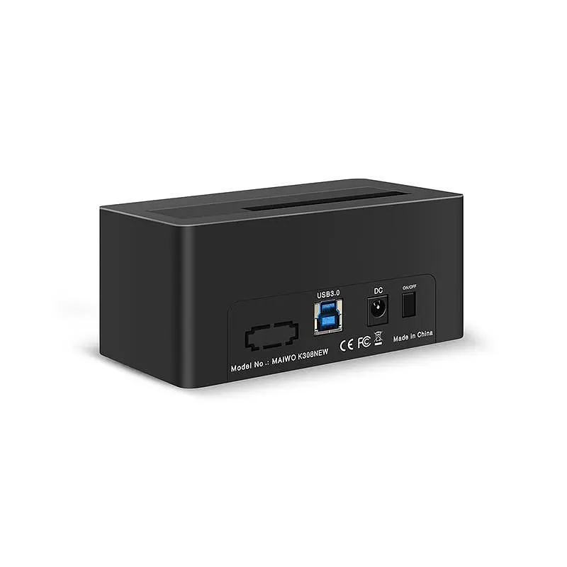 Док-станція Maiwo для HDD 2.5"/3.5" SATA/SSD USB 3.0 (K308 3101) Чорна - фото 2