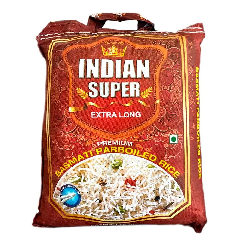 Рис Басматі Indian Super Extra long Basmati Perboiled Rice 5 кг
