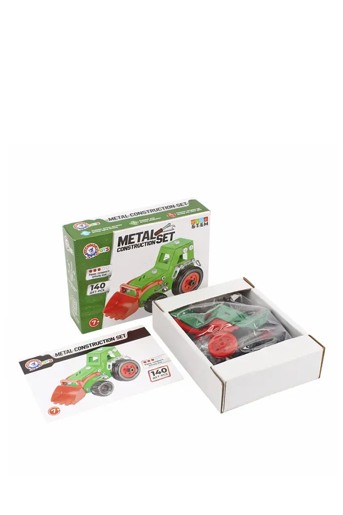 "Конструктор металевий трактор ТехноК" Technok Toys 1799 ЦБ-00282347 - фото 10
