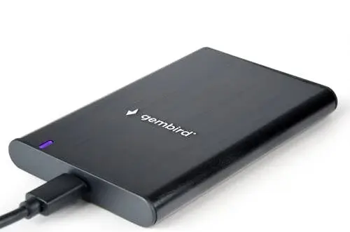 Зовнішня кишеня , Black, 2.5", USB 3.1 Gembird teh0028325 - фото 2