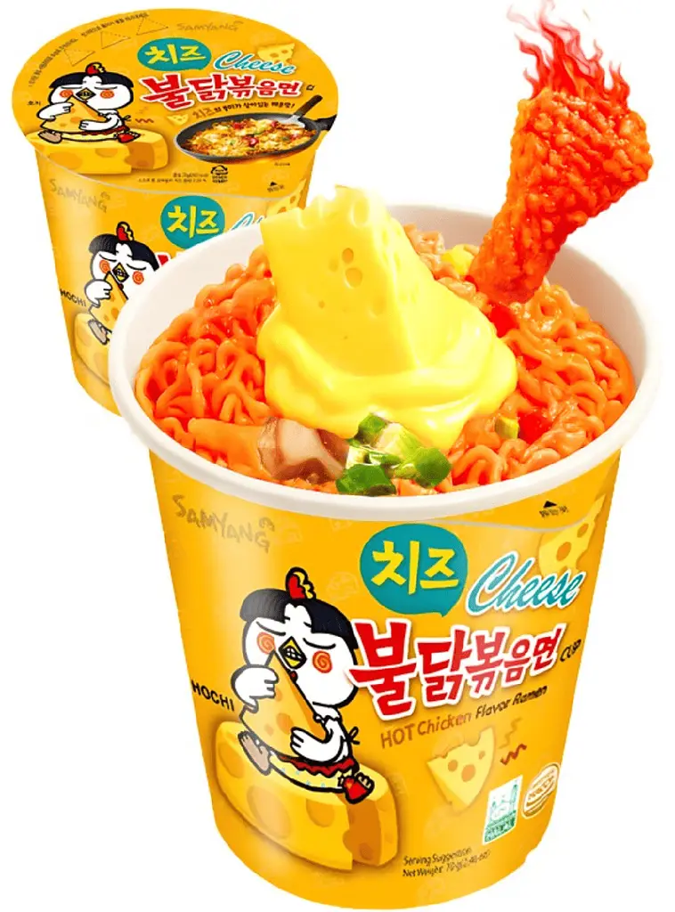 Локшина швидкого приготування Samyang Buldak Hot Chicken Flavour Ramen Cheese 70г - фото 4