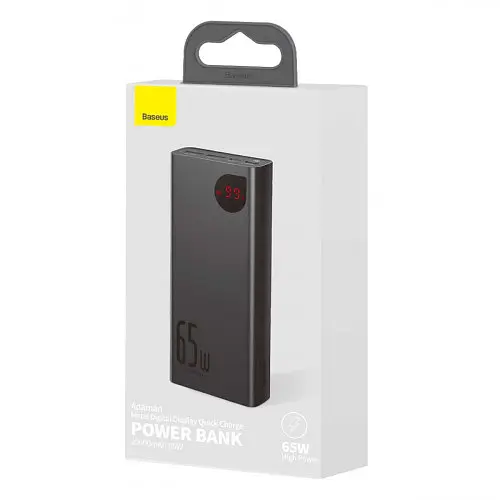 Зарядний пристрій для ноутбуків акумулятор Baseus Adaman 65W 20000 mAh - фото 7