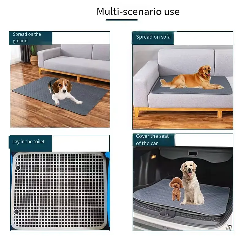 Багаторазова пелюшка Derby Washable Reusable Dog Pee Pad PM005-1 90х150 см - фото 3