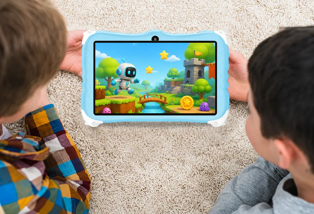 Дитячий планшет Meijiahui K1 Android-15 Penguin / Планшет 7" 6GB / 128GB / Дитячий планшетний ПК з екраном 7 дюймів Синій - фото 5