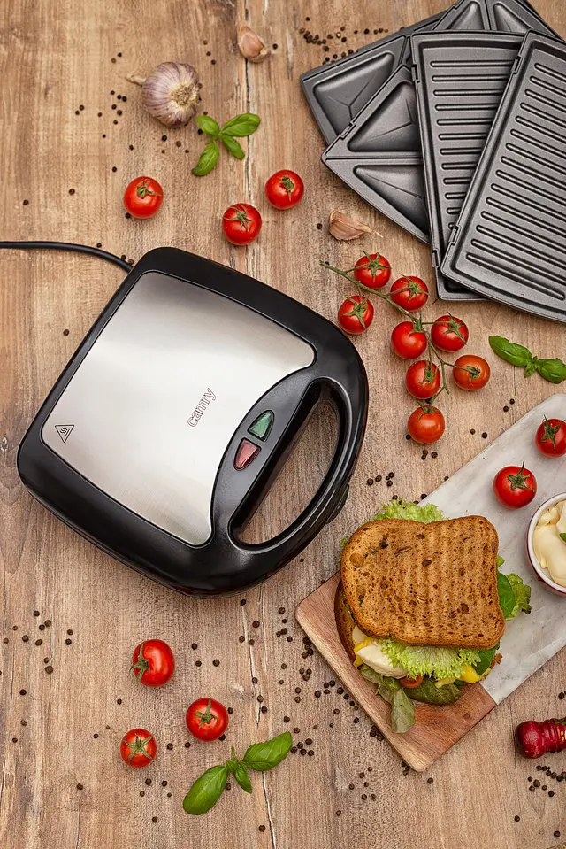 Мультимейкер 3 в 1 Camry CR 3024 730 Вт вафельница, сэндвичница, гриль - фото 8