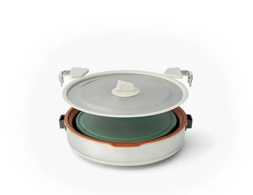Набір посуду Sea to Summit Detour Camp Kitchen Kit 4P (каструля+миска+2 обробні дошки) Різнокольоровий - фото 2